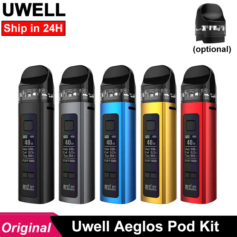 Электронная сигарета Uwell Aeglos Pod 1500 мАч с картриджем 3 5 мл|Системы нагревания