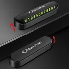 Автомобильная Временная парковочная табличка с номером телефона, табличка с номером телефона для Ssangyong kyron Rexton, korando Actyon Sports Tivoli Rodius