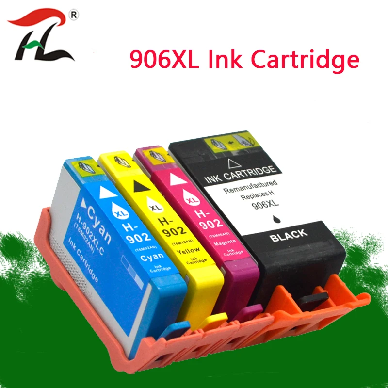 HLT 902XL 902 совместимый для HP 906XL чернильные картриджи hp OfficeJe 6968 6978 6970 6975 6951 6954