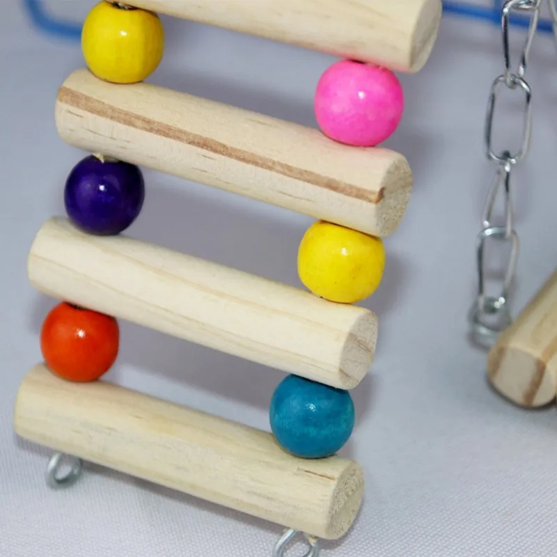 L образный размер раскачивающаяся деревянная лестница для моста подъем