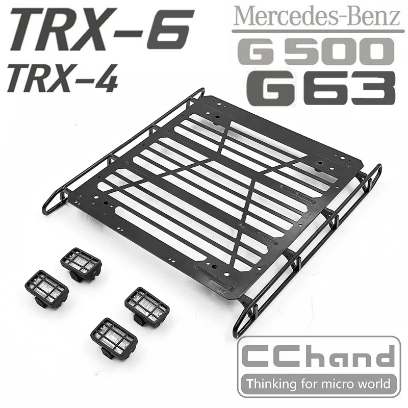 CCHAND TRX6 TRX 6 Mercedes 6X6 G63 металлическая стойка для багажа|Детали и аксессуары| |