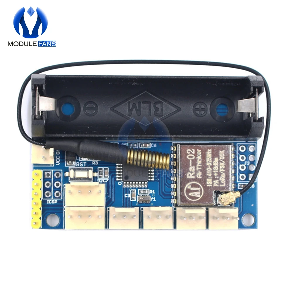 LoRa радио узел V1.0 V2.0 2,4G беспроводной модуль RFM95 RFM98 для Arduino ATmega328P mega328 3,7-12 В 433 МГц/868 МГц/915 МГц