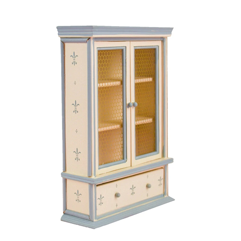 

1:12 Кукольный домик миниатюрная мебель деревянный шкаф книжный шкаф с выдвижным ящиком украшение для гостиной аксессуары для домашнего дек...