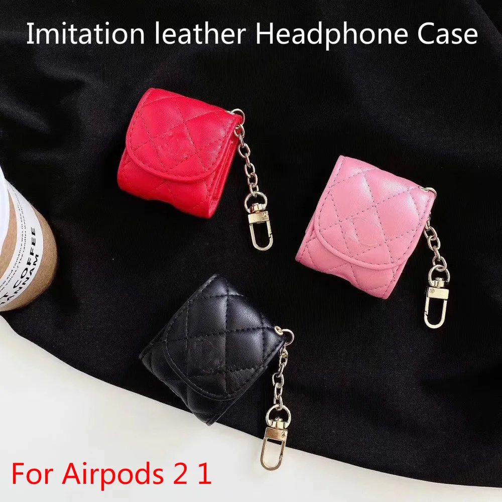 Роскошный брендовый чехол для наушников из искусственной кожи Apple Airpods Pro 2