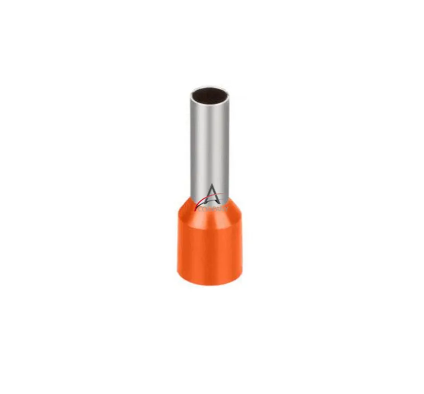 100 шт. E6010 E6012 E6018 6.0mm2 изолированный наконечник наконечника Соединительный шнур контактный Конец Обжимной клеммы - Цвет: orange