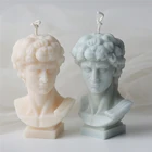 3D силиконовая форма для свечей, домашняя ароматерапия, форма для свечей Давида, сделай сам, материал для свечей ручной работы, форма для свечей из смолы, принадлежности для изготовления свечей