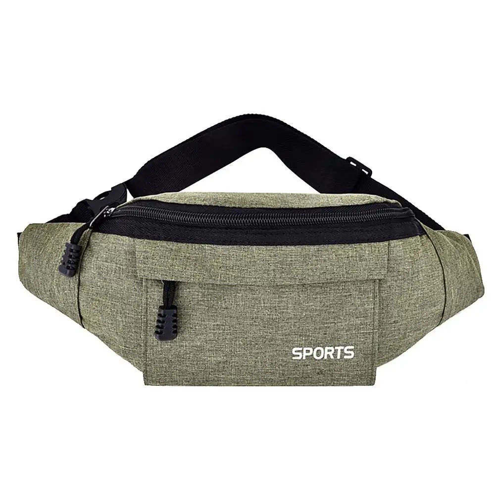 Мужская Женская поясная сумка для отдыха модная Оксфорд спорта фитнеса простая