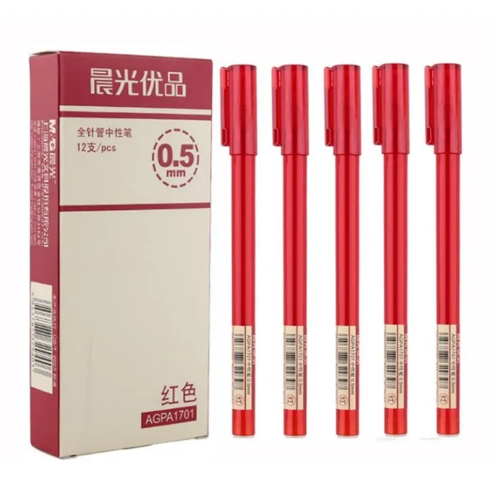 Оригинальные стержни 12 шт. красные синие черные чернила волшебная ручка для