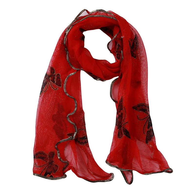 Кружевной женский шарф 2020 Новый Винтажный Длинный большой мягкий цветной с