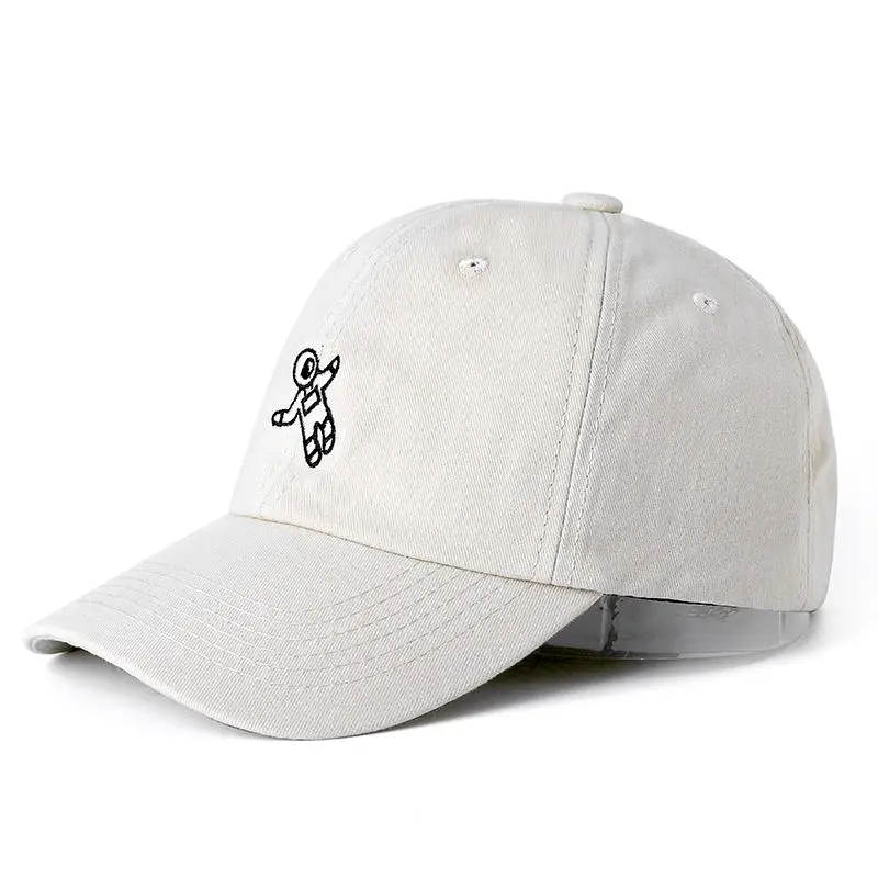 Высокое Качество Бренд космонавт Snapback кепка хлопок Бейсболка для мужчин женщин хип-хоп шляпа папы костяная Garros - Цвет: KHAKI