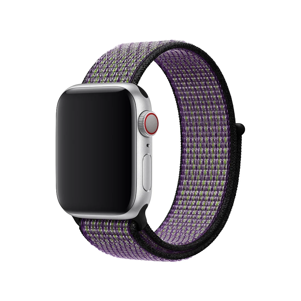 Desert Sand Volt Ремешок для наручных часов Apple Watch Series 5/4/3/2/1 38 мм 42 мм нейлон дышащий сменный ремешок Спортивные петли для наручных часов Apple Watch, версии 44 мм 40 мм - Цвет ремешка: Desert Sand Volt