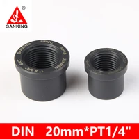 sanking pvc female threaded bushing 20mm15mm pipe fitting fish tank adapter water pipe connector home garden irrigation