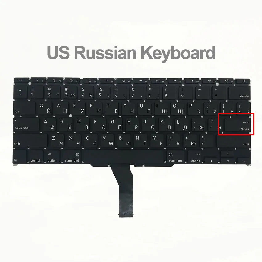 Совершенно новый дизайн клавиатуры Великобритания США Русский Испания немецкий