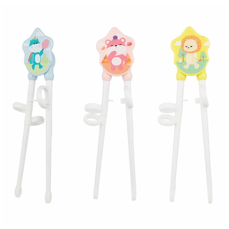 

Children Baby Cute Cartoon Learning And Training Chopsticks Kids Finger Sets Practice Feeding Chopsticks New Style