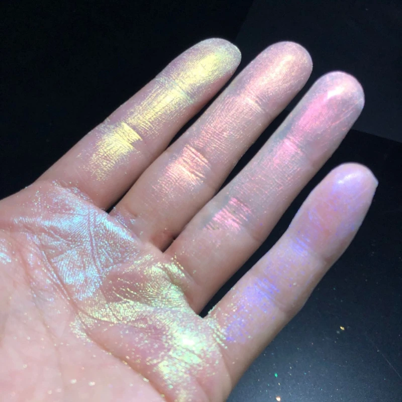 

5 Colors Rainbow Chameleons Pigment Color Change Powder Epoxy Resin Colorant Kit 1XCA