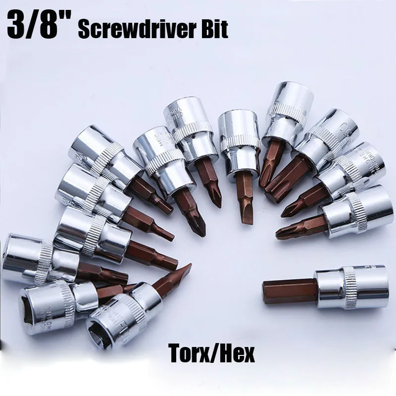1 шт. 3/8 &quotDR Torx/шестигранных бит гнездо гаечные ключи отвертка торцевой гаечный