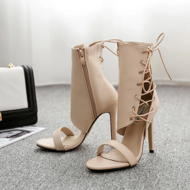 Wellwalk/женские сандалии-гладиаторы на высоком каблуке Обувь в римском стиле с