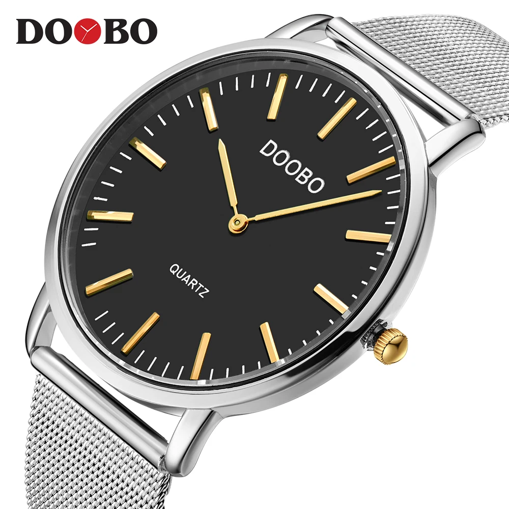 D038 white black DOOBO армейские военные спортивные кварцевые мужские s часы Топ Бренд роскошные кожаные мужские часы повседневные спортивные часы Relogio Masculino - Цвет: D038 white black