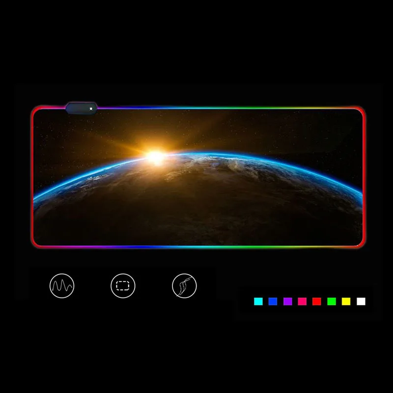 3080cm rgb mouse pad gaming computer mousepad rgb backlit large mousepad for desk keyboard led mice mat free global shipping