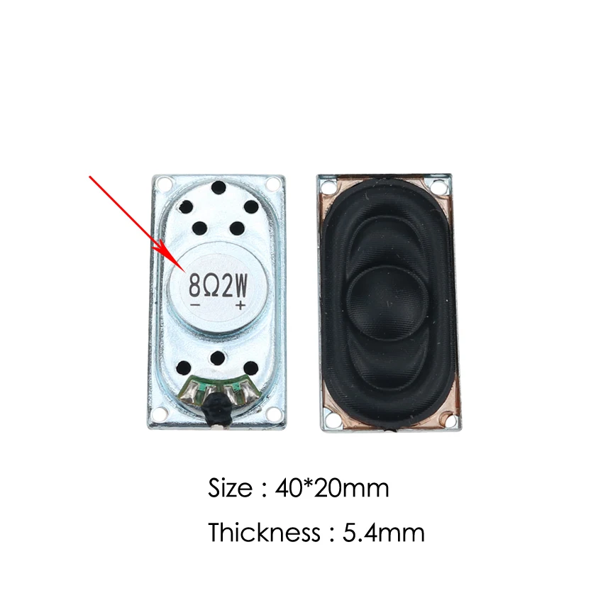 Динамик для ноутбука YuXi 1 шт. звуковой сигнал 2 Вт 4R 8R 4020 3520 5030 громкий динамик 4 8 Ом