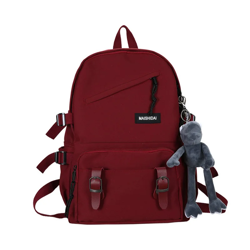 

Original Design Backpack Casual Simple High-capacity Korean Student School Bag Female Fashion Trend Canvas Travel Backpack