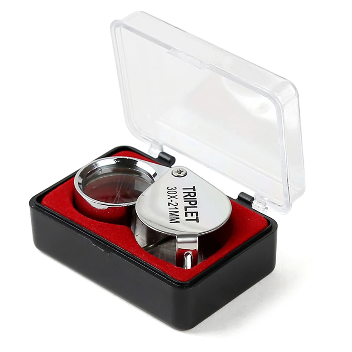 Складное карманное мини стекло лупа увеличительное портативное ювелирное