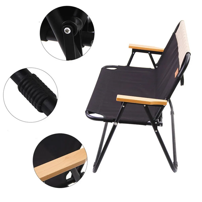 구매 휴대용 캠핑 의자 접이식 레저 백 의자 옥스포드 천 야외 정원 의자, 다기능 더블 비치 의자
