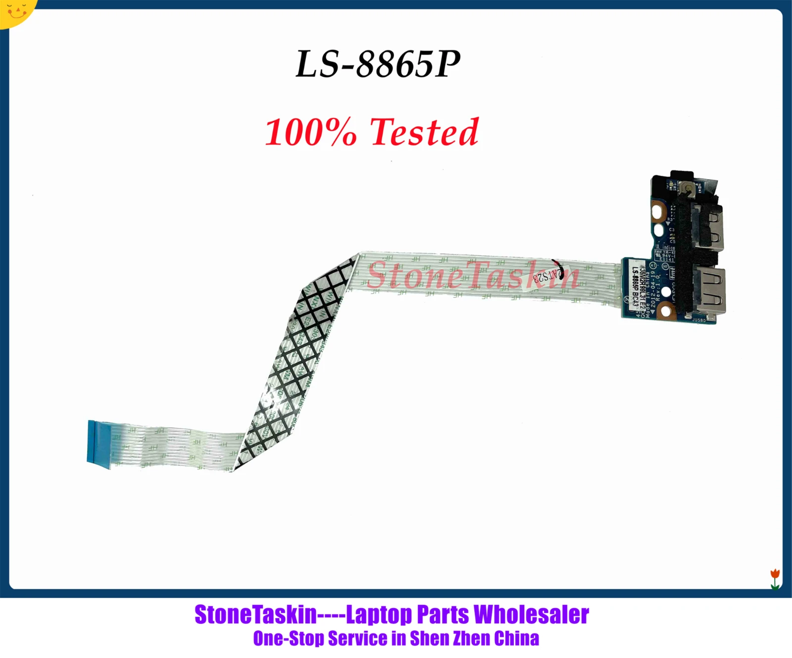 USB-плата с кнопкой питания StoneTaskin QCLA4 LS-8865P для Samsung NP350V5C NP355V5C NP350V5X NP365E5C 435M2R99L 100%