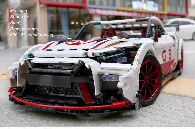Yeshin Technic Машинки Игрушки MOC 25326 Nissan GTR-R35 скоростной автомобиль набор моторных автомобилей модель детские рождественские игрушки строительные блоки