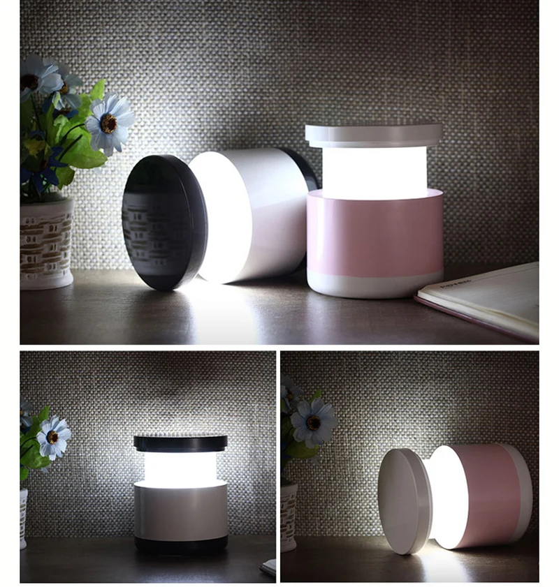 

Romantic Colorful Telescopic Light USB LED Intelligent Feeding Night Light Colorful Atmosphere Light Desktop Bedside Light