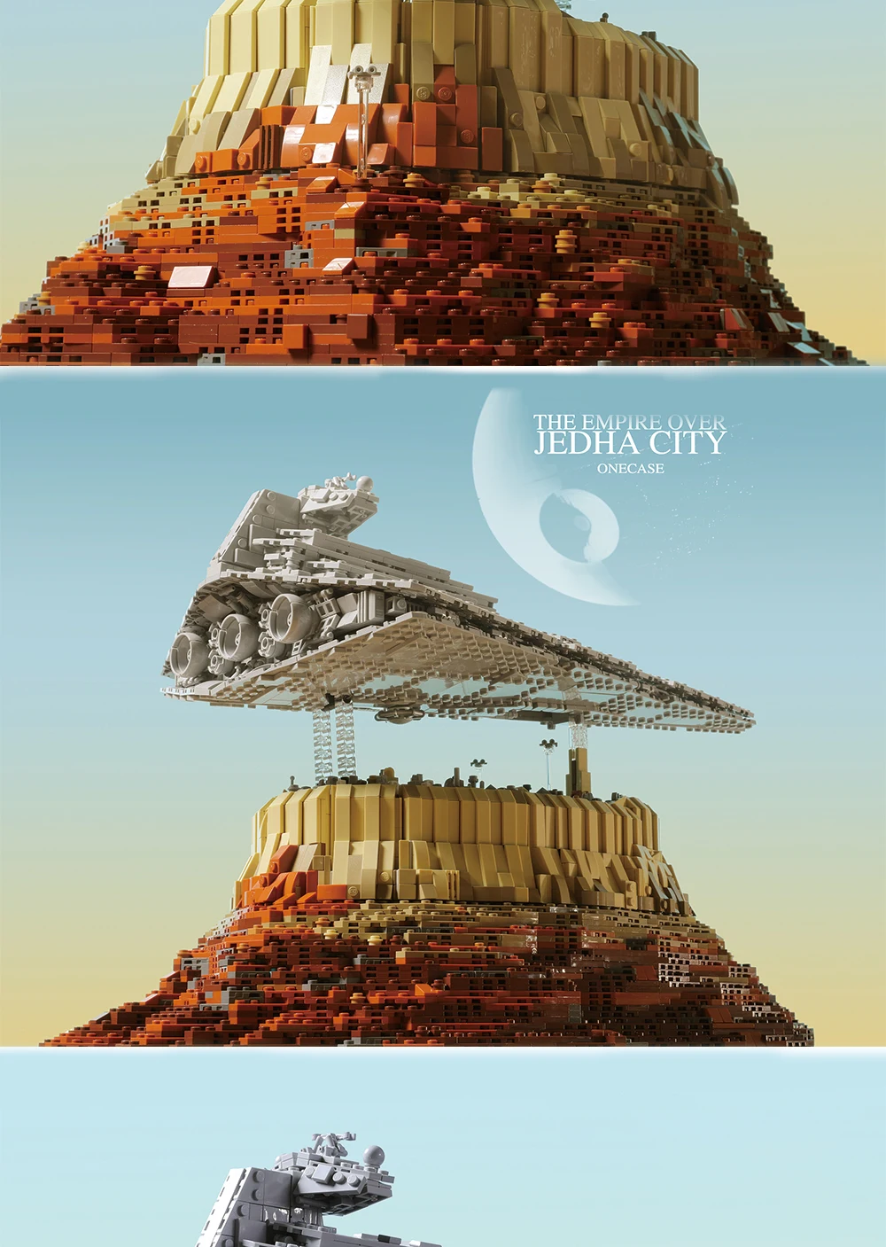 BuildMoc звездный Круизный корабль войны Империя над джедха город MOC 5000 шт Строительный Блок игрушка для Рождественский подарок