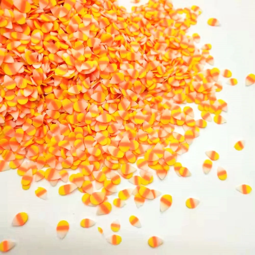 20g/lot Icecream Polymer Clay Sprinkles Colorful Bonbons Corn for DIY Card Making Tiny Cute Candy plastic klei Mud Particles