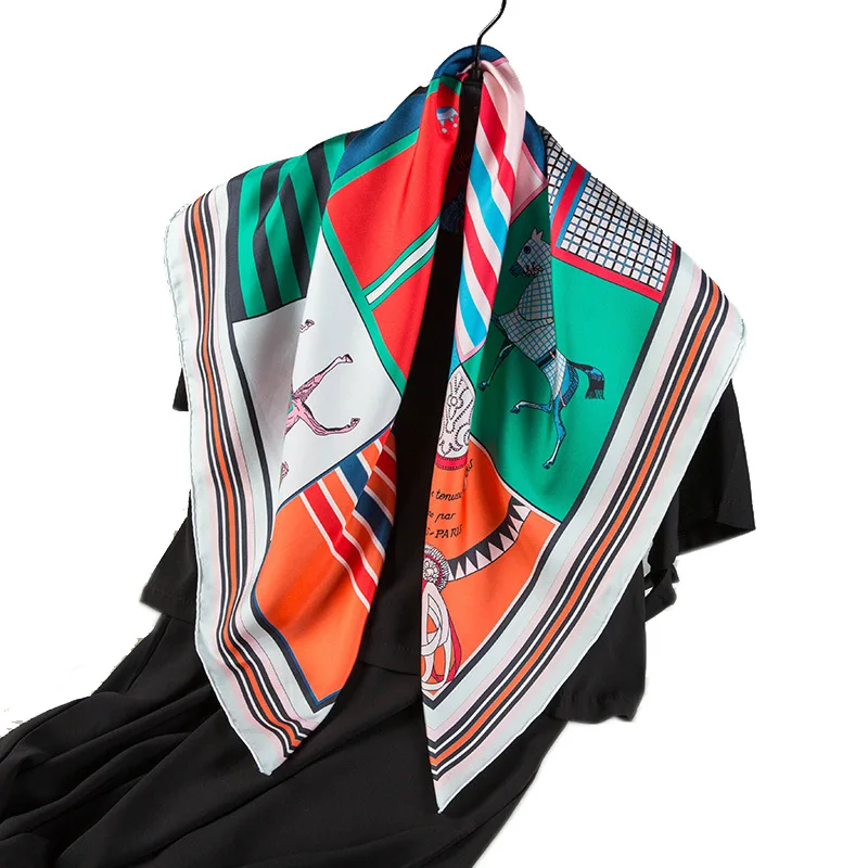 2020 роскошный брендовый женский шарф. 100% шелковые шарфы, шали, женские накидки, мягкая пляжная бандана, праздничный шарф от AliExpress RU&CIS NEW