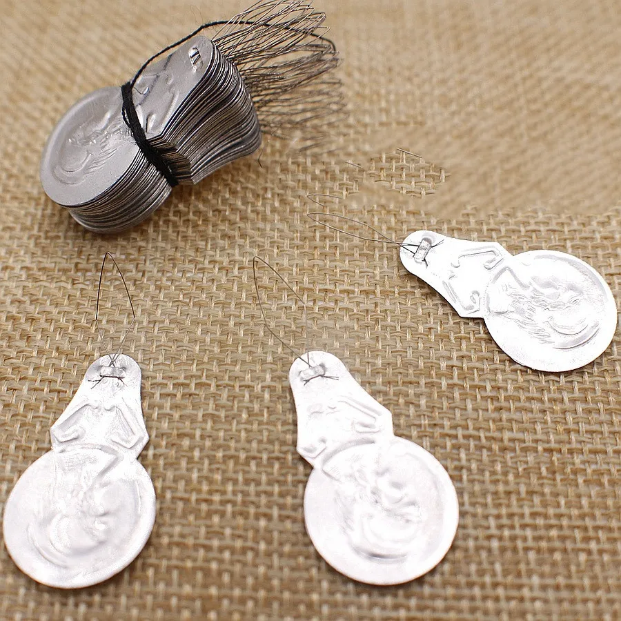 Новый 50 шт./компл. лук игла для проволоки винторезный станок стежка вставки