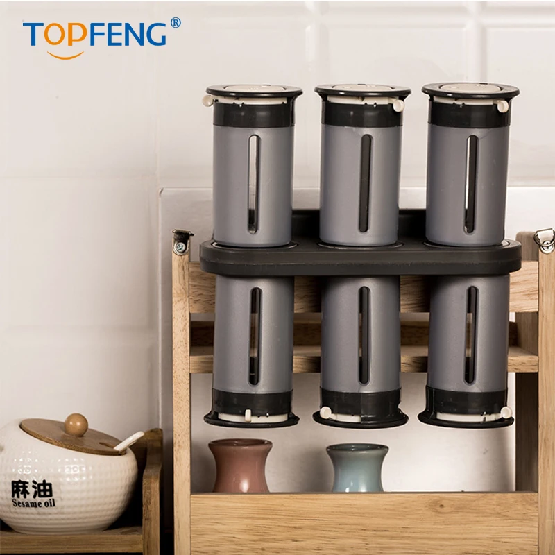 Складной шейкер для специй Topfeng банки приправ аксессуары соли кухонная стойка