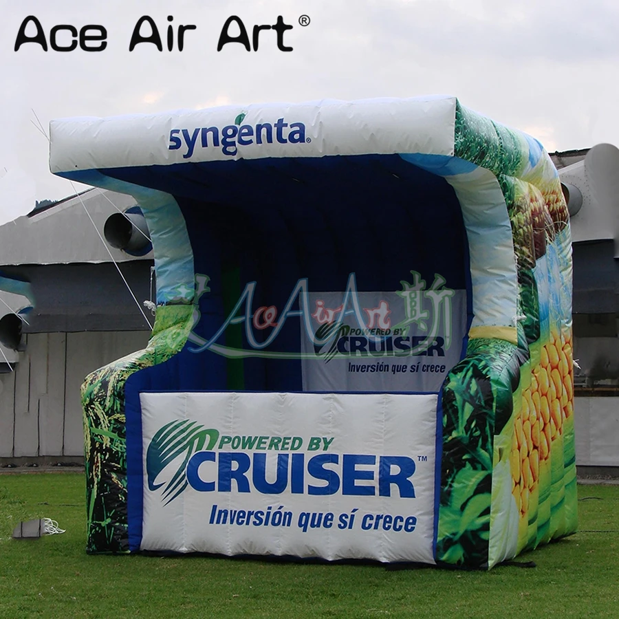 Nesest style inflatable stand Shell Scheme trade show booth foods shop stall promotional booth/refreshment for exhibition | Дом и сад