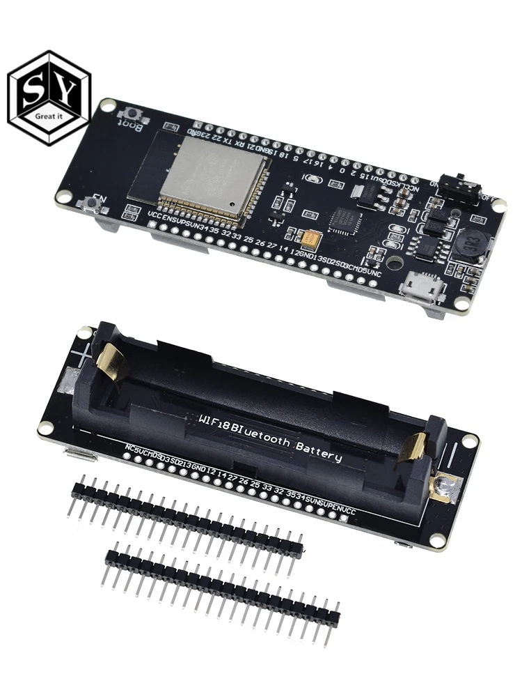 Great IT WEMOS WiFi и Bluetooth Батарея ESP32 инструмент разработки ESP32 батарея esp8266 ESP WROOM 32 ESP32 хорошее