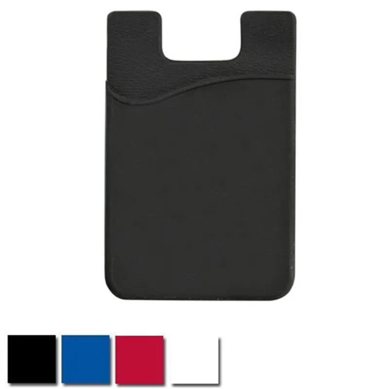 Модный женский и мужской тонкий чехол с клейким карманом держатель для сотового