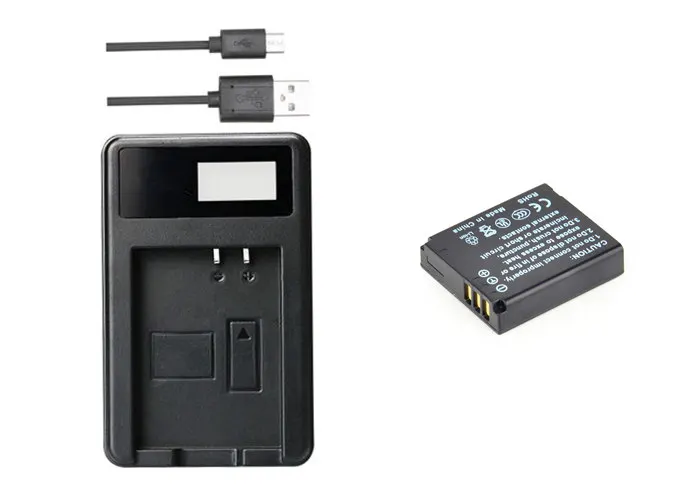 CGA-S005E DMW-BCC12 NP-70 NP70 S005 Батарея+ USB Зарядное устройство для ЖК-дисплея с подсветкой Fujifilm Fuji FinePix F20, F40, F45, F47, F40fd, F45fd, F47fd - Цвет: Черный