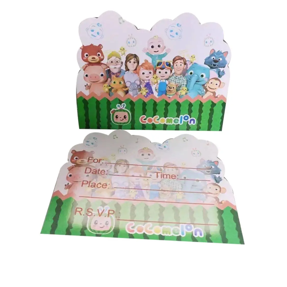 

Cocomelon Theme Party Supplies Disposable Tableware Set Cup Plate Napkin Straw Balloons Happy Birthday Kid Favorite Decoration