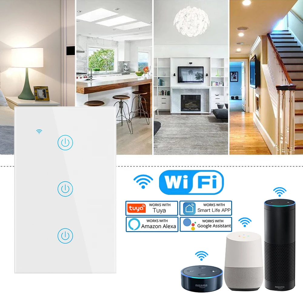 Умный выключатель Alexa с поддержкой Wi-Fi и голосовым управлением | Обустройство