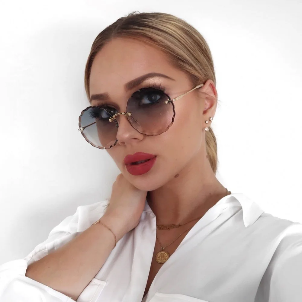 Солнцезащитные очки Rosie женские роскошные круглые винтажные брендовые