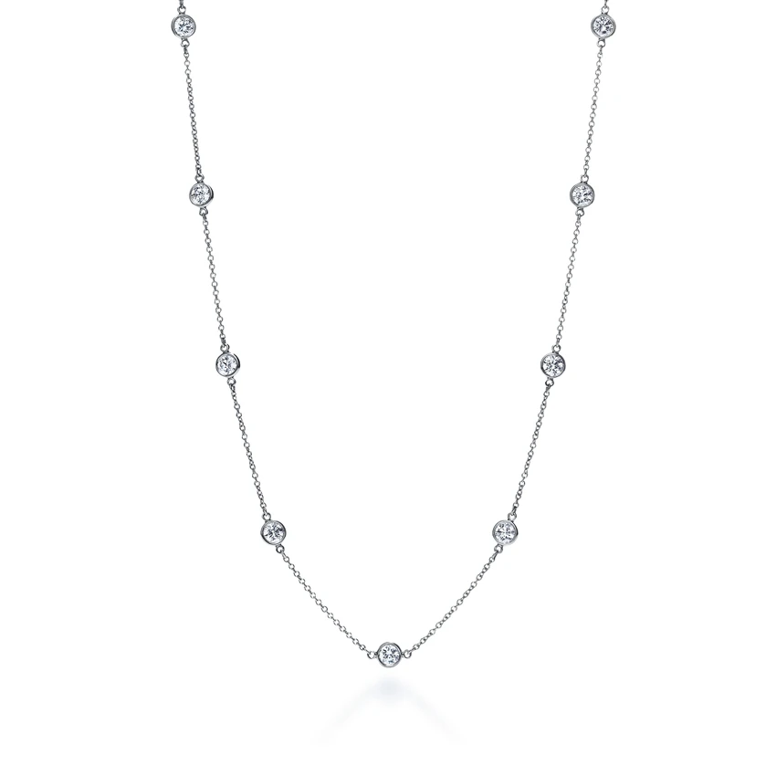 

Web celebrity hot style lovers 9 grain of zircon necklace