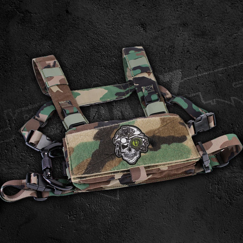 Нашивки с вышивкой ночного видения в виде черепа тактический шлем военный значок