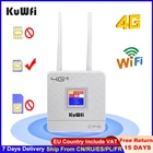 KuWFi LTE роутер 150 м 4G Wifi роутер беспроводной CPE разблокирован с внешними антеннами слот для sim-карты WANLAN порт Ethernet Модем