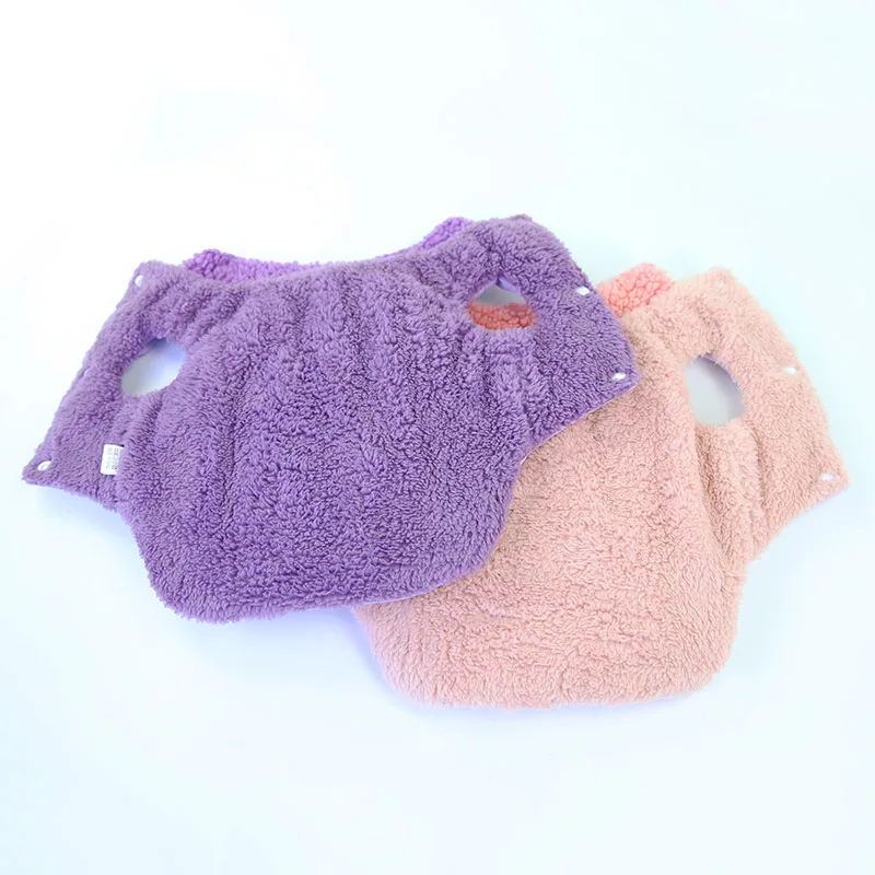 

Dog Thicken Clothes Winter Pet Cotton-padded Vest Clothes For Dogs Warm Puppy Pet Cat Coat With Fur Collar And Pocket Dog Outfit