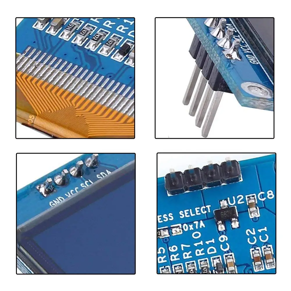 Модуль OLED дисплея 128x64 дисплей I2C IIC SPI 0 96 дюйма последовательный модуль с SSD1306 для