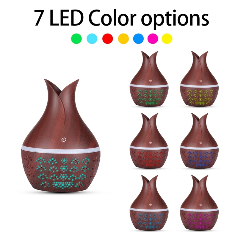

Air Purifier 7 Color Night Light USB Humidifier Ultrasonic Essential Oil Diffuser Room Humidifiers