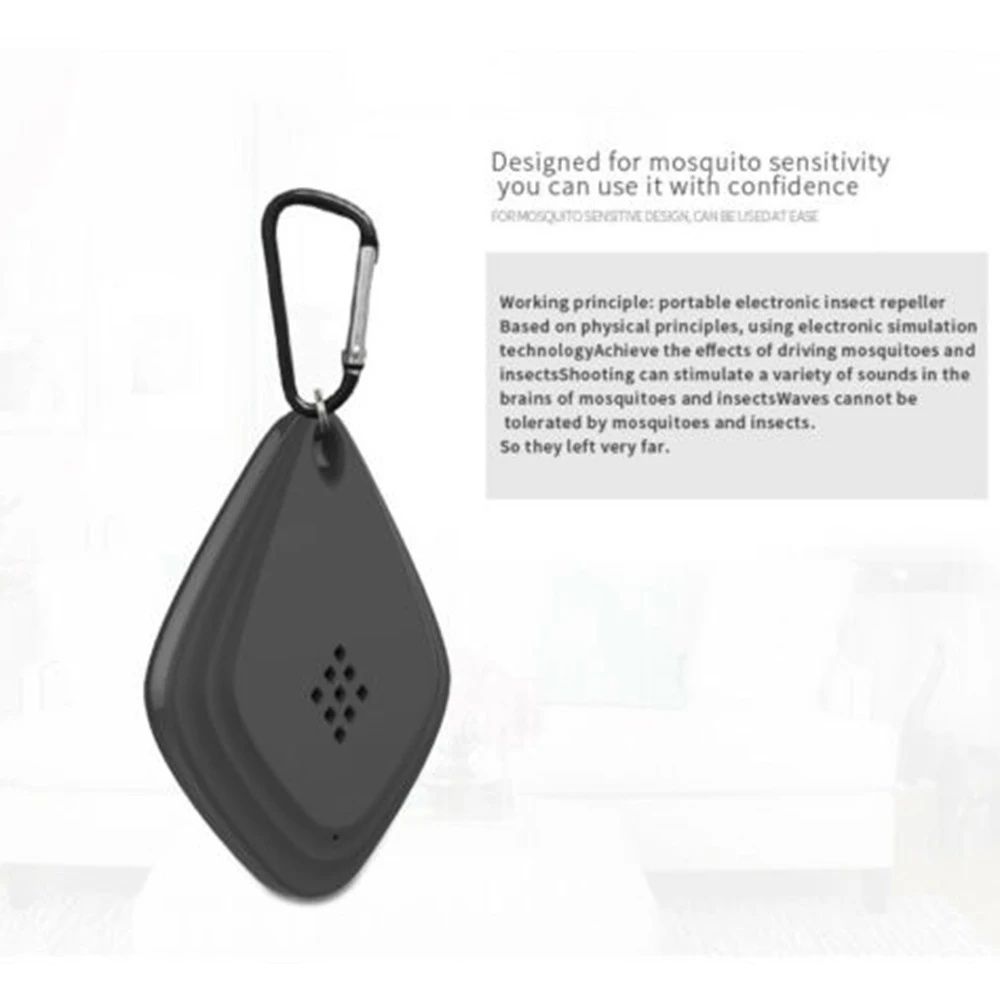 Гибкий ультразвуковой отпугиватель от блох портативный легкий Отпугиватель
