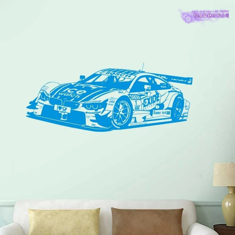 Sports Car Sticker Vehicle Racing Decal Classic Cars Posters Vinyl Wall Decals Home Decoration Decor Mural Luxury Car Sticker